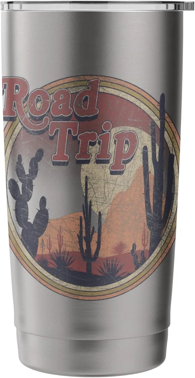 Road Trip Vintage Desert Box Up Stainless Steel Insulated Tumbler
