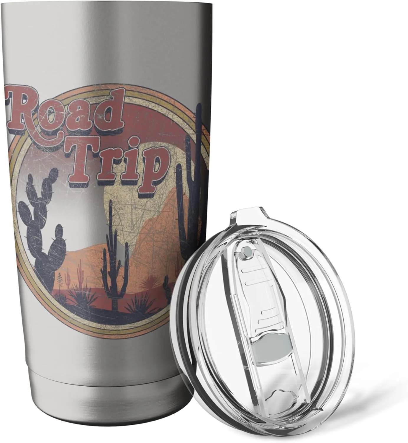 Road Trip Vintage Desert Box Up Stainless Steel Insulated Tumbler