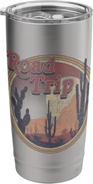 Road Trip Vintage Desert Box Up Stainless Steel Insulated Tumbler