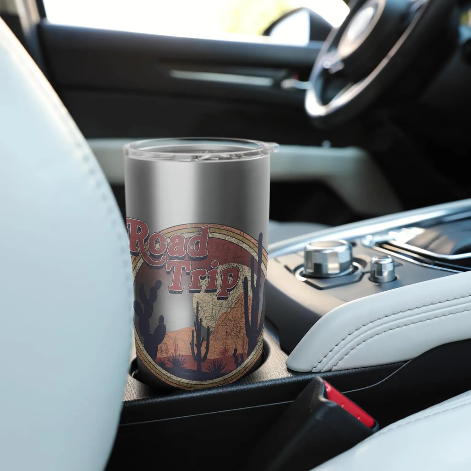 Road Trip Vintage Desert Box Up Stainless Steel Insulated Tumbler