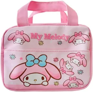 Roffatide Anime My Melody Lunch Bag for Work Reusable Insulated Lunch Box Travel Picnic Container Lunch Box for Women Pink C