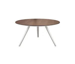 Round Meeting table with Metal Leg