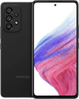 Samsung Galaxy A53 5G SM-A536U A Series 128GB Black (Renewed) (AT&T)