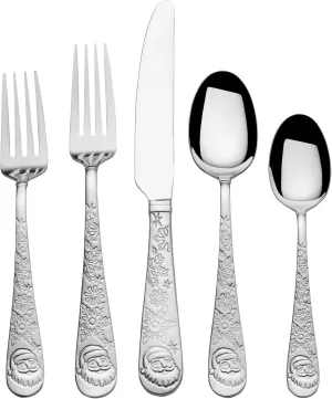Santa 20 Piece 18.0 Stainless Steel Flatware Set, Service For 4
