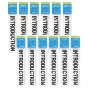 Science Fair Project Titles, Black, 13 Per Pack, 12 packs