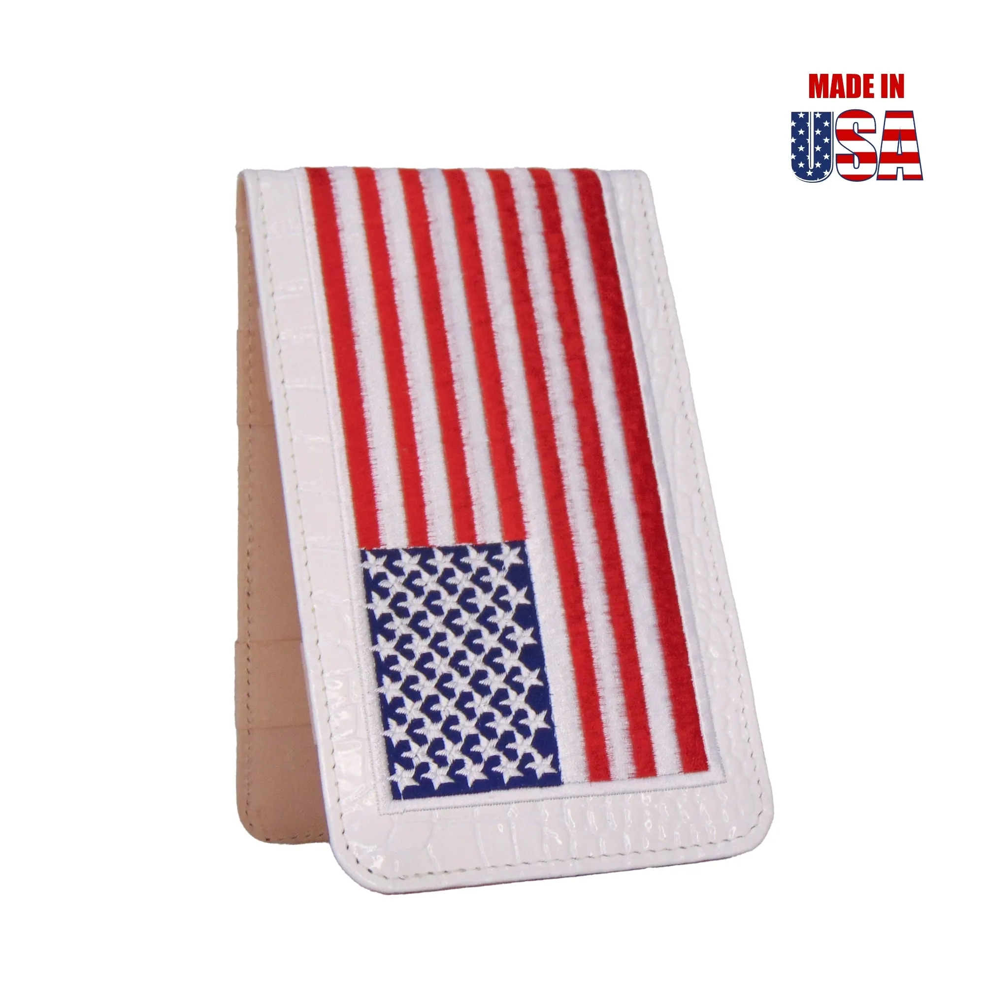 Scorecard Holder & Yardage Book, American Flag