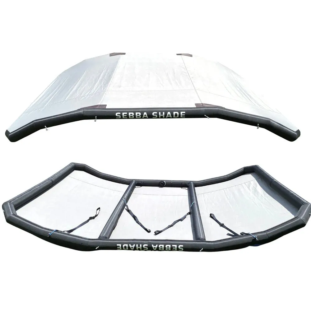 Sebba Shade 8 x 12 ft. White Sun Shade f/Boats 26' 