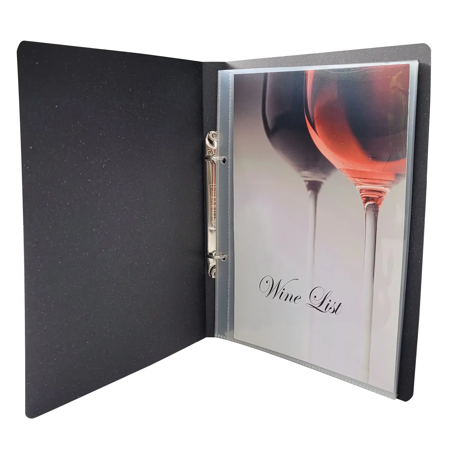Set of 25 A5 Leather Menu Binders with or without pockets