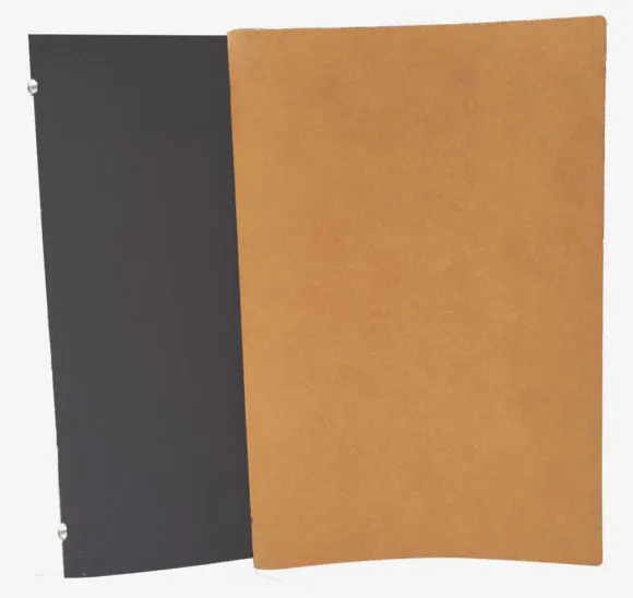 Set of 25 A5 Leather Menu Binders with or without pockets