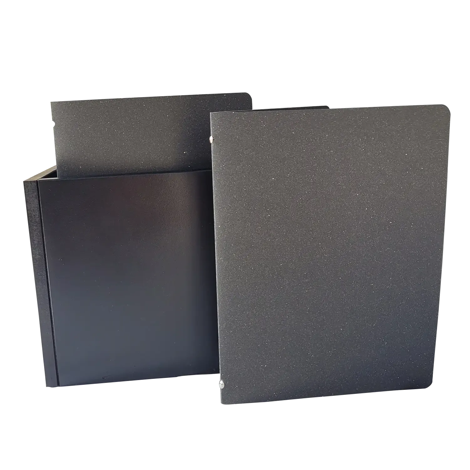 Set of 25 A5 Leather Menus Black or Light Tan with or without pockets