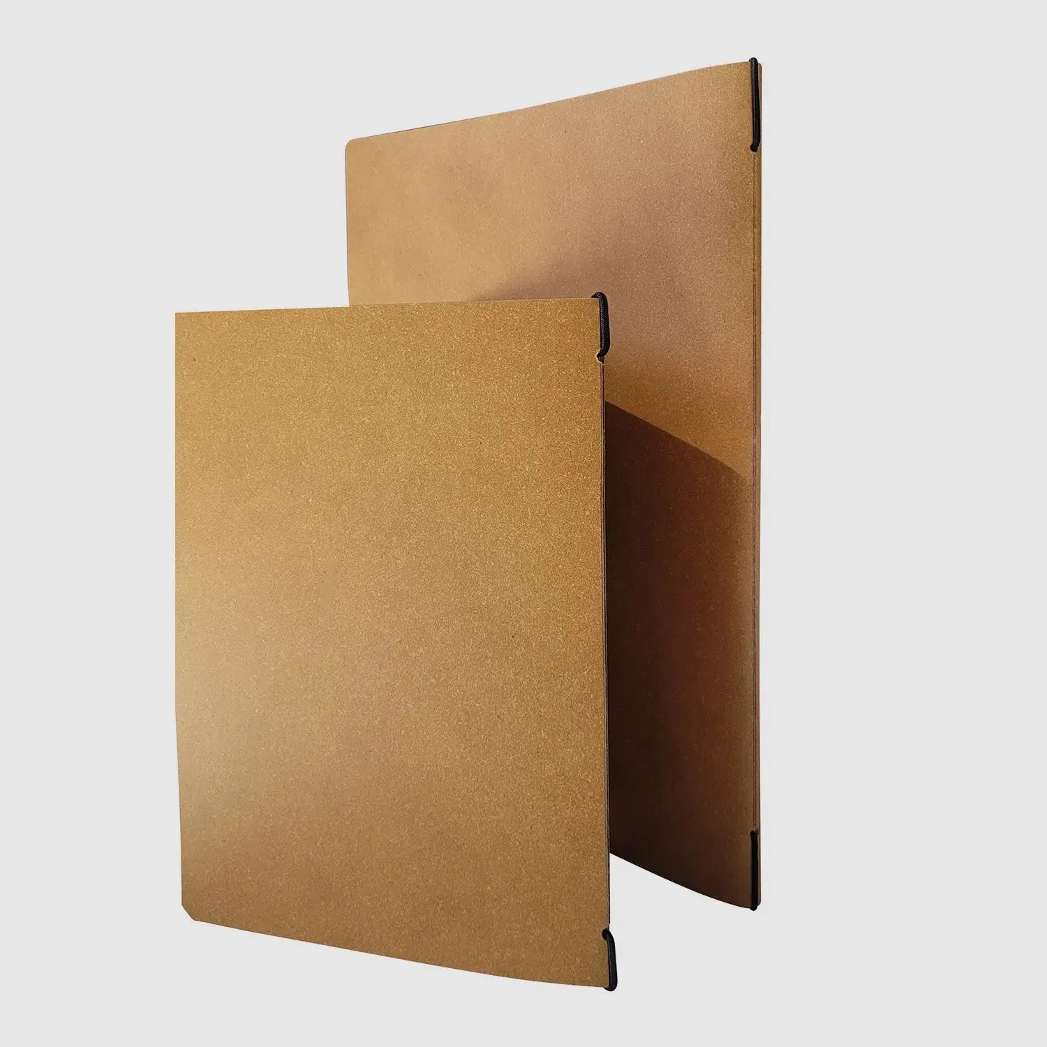 Set of 25 A5 Leather Menus Black or Light Tan with or without pockets