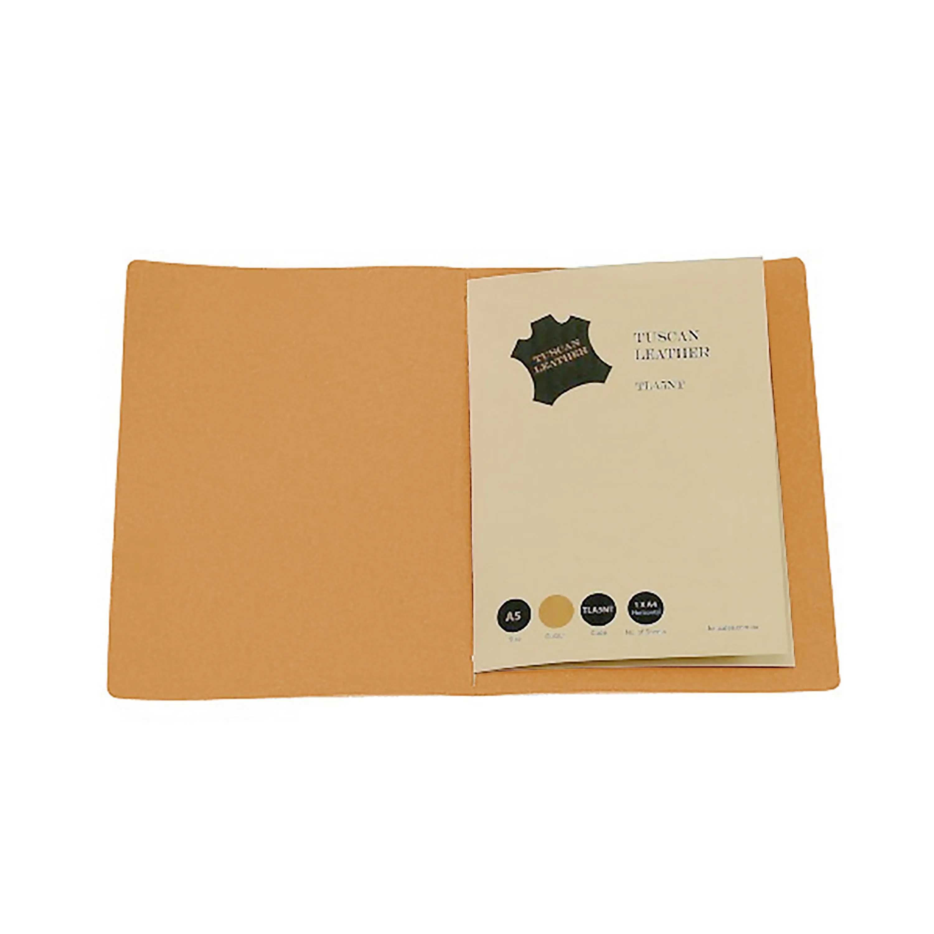 Set of 25 A5 Leather Menus Black or Light Tan with or without pockets