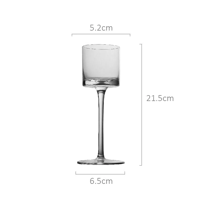 Shannon Carter High-Footed Crystal Glass Candle Holder