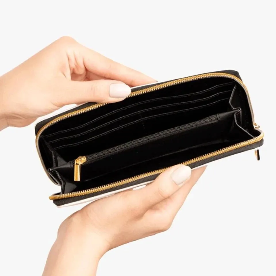 Shineful Leather Clutch Purse With Wristlet Strap Handle Generations of Sunshine