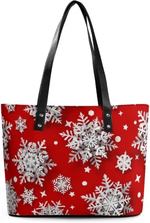 Shoulder Bag Beach PU Leather Shoulder Bag with Large Capacity Women Clutch Bag for Christmas