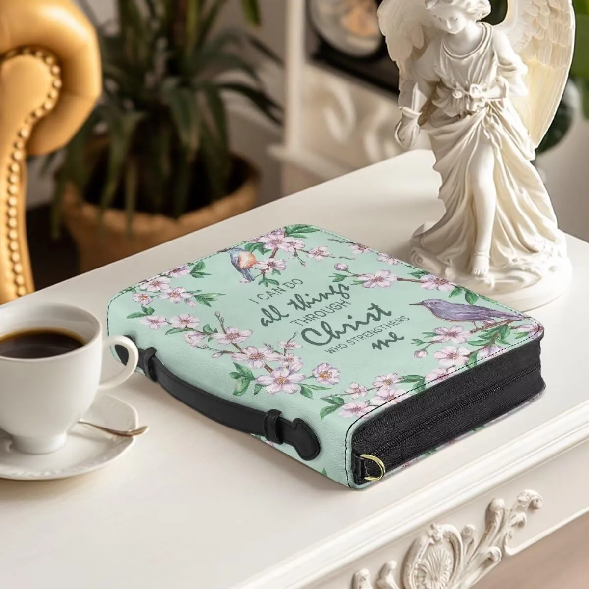 Shoulder Strap Bag for Women Bible Bag for Women Bible Cover Bible Case with Handle Zipper Handbag Gift for Mom