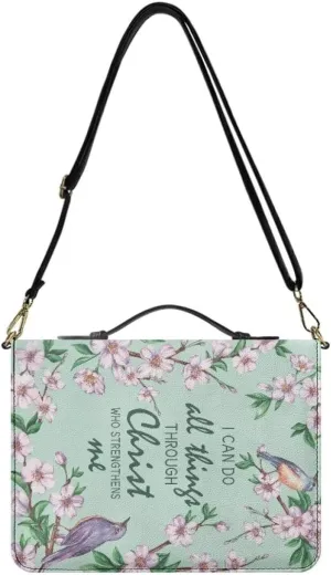 Shoulder Strap Bag for Women Bible Bag for Women Bible Cover Bible Case with Handle Zipper Handbag Gift for Mom