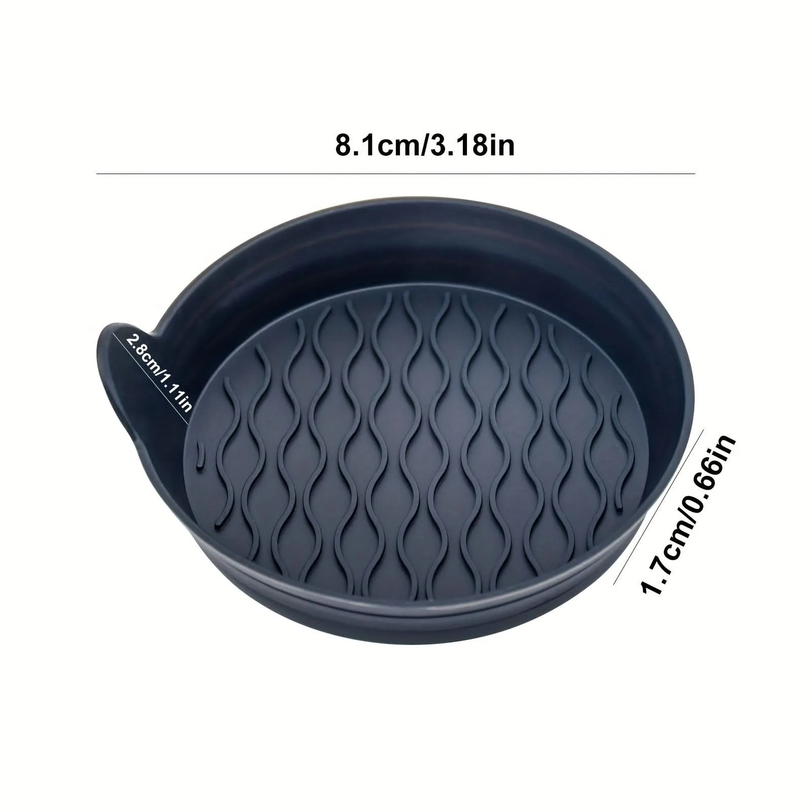 Silicone Car Coaster Set - Spill-Proof, Durable