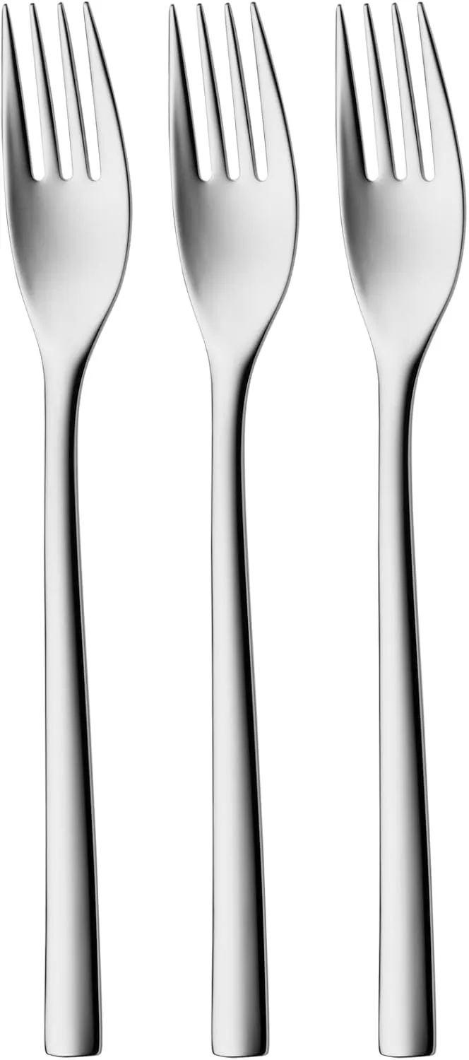 Silit Trend Dinner Fork Set, 21 cm, 3 Pieces, Polished Stainless Steel, Rustproof, Durable, Scratch-Resistant, Dishwasher Safe