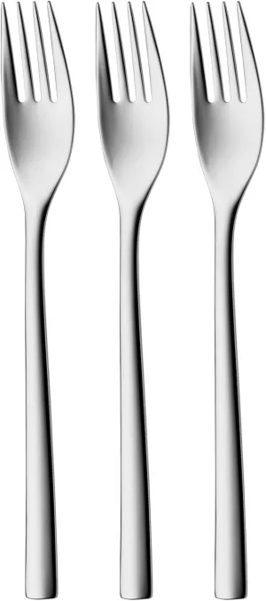 Silit Trend Dinner Fork Set, 21 cm, 3 Pieces, Polished Stainless Steel, Rustproof, Durable, Scratch-Resistant, Dishwasher Safe