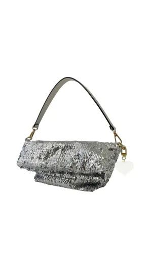 Silver Lunch Bag