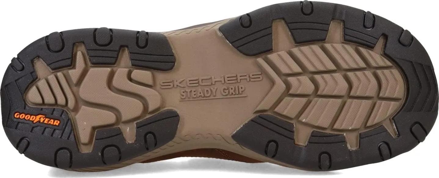 Skechers USA Men's Craster-Lanigan 204847 Twin Gore Round Toe Leather Slip-Ins
