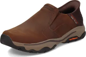 Skechers USA Men's Craster-Lanigan 204847 Twin Gore Round Toe Leather Slip-Ins