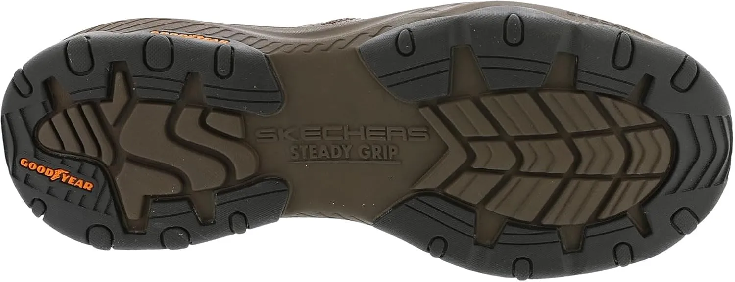 Skechers USA Men's Craster-Lanigan 204847 Twin Gore Round Toe Leather Slip-Ins