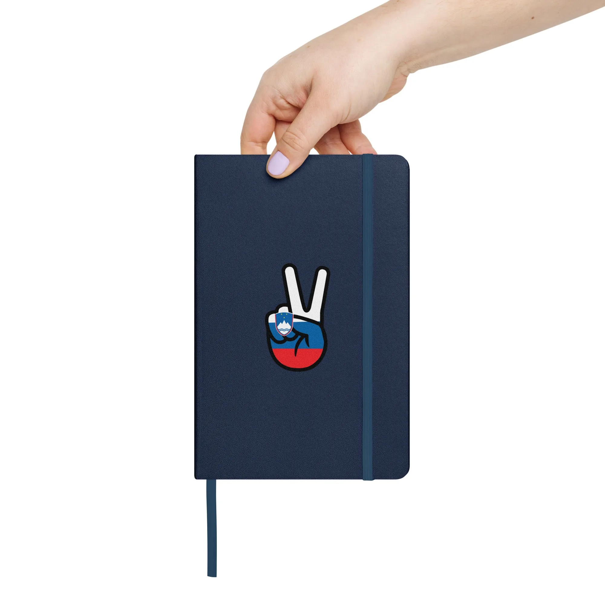 Slovenian Peace Flag Hardcover Notebook