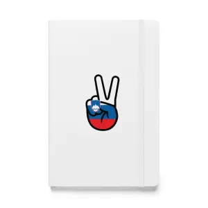 Slovenian Peace Flag Hardcover Notebook