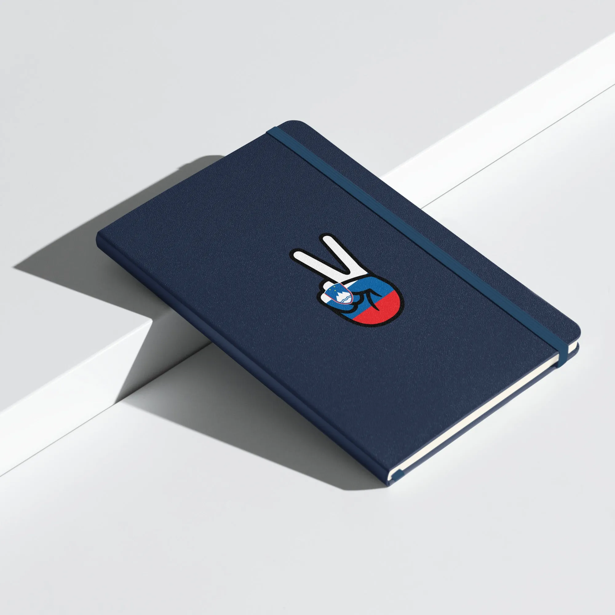 Slovenian Peace Flag Hardcover Notebook