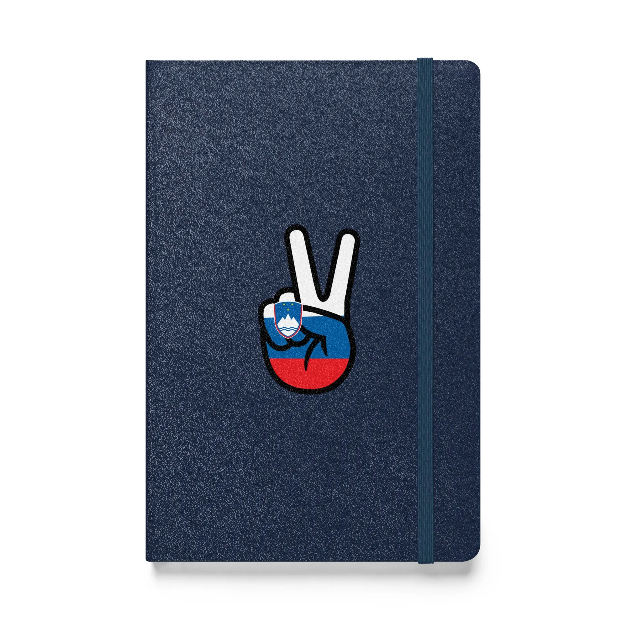 Slovenian Peace Flag Hardcover Notebook