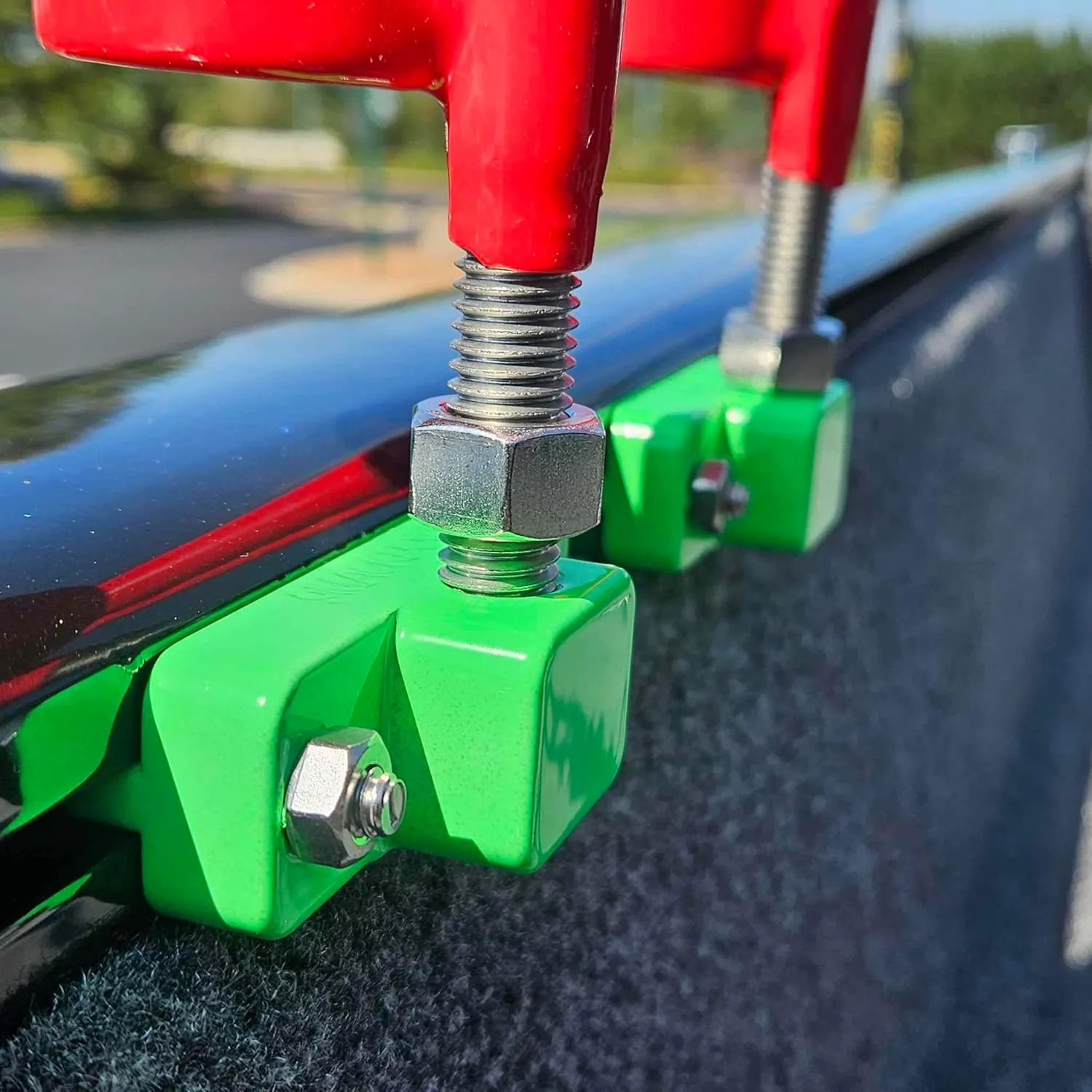 Smackdown 90-Degree Powder-Coated Aluminum Lockdown Rod Holder Base for Tracker, Lowe, Lund, Ranger, Ambush Boats and More