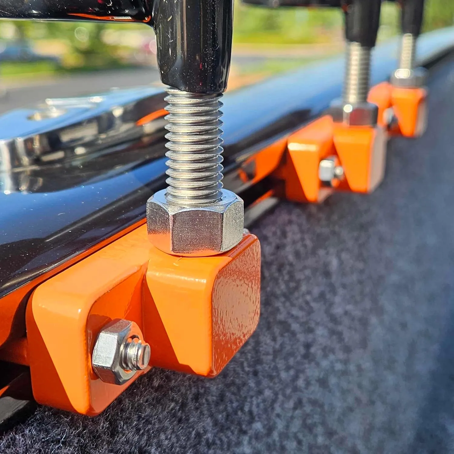 Smackdown 90-Degree Powder-Coated Aluminum Lockdown Rod Holder Base for Tracker, Lowe, Lund, Ranger, Ambush Boats and More