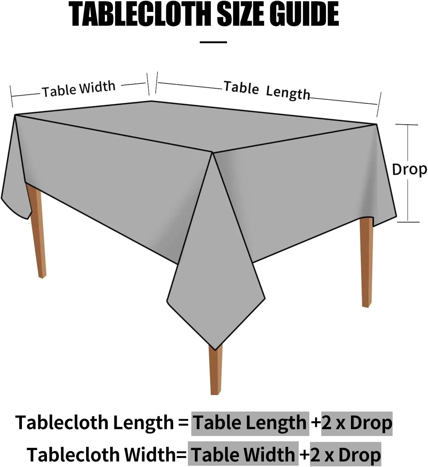 Smiry Rectangle Table Cloth, Waterproof Heavy Duty Vinyl Tablecloths, Wipeable Washable Table Cover for Kitchen and Dining Room (Coffee, 60" X 84")