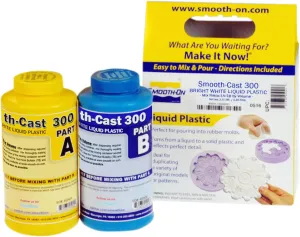 Smooth-Cast™ 300: Bright White, Low Viscosity, Liquid Plastic Casting Resin - Pint Unit