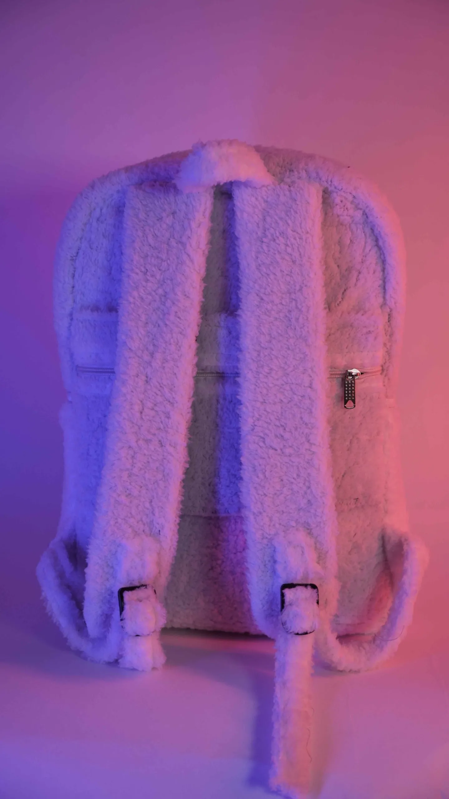 Snow White Sherpa 2 Separate Laptop Section Backpack S11 // Water Resistant