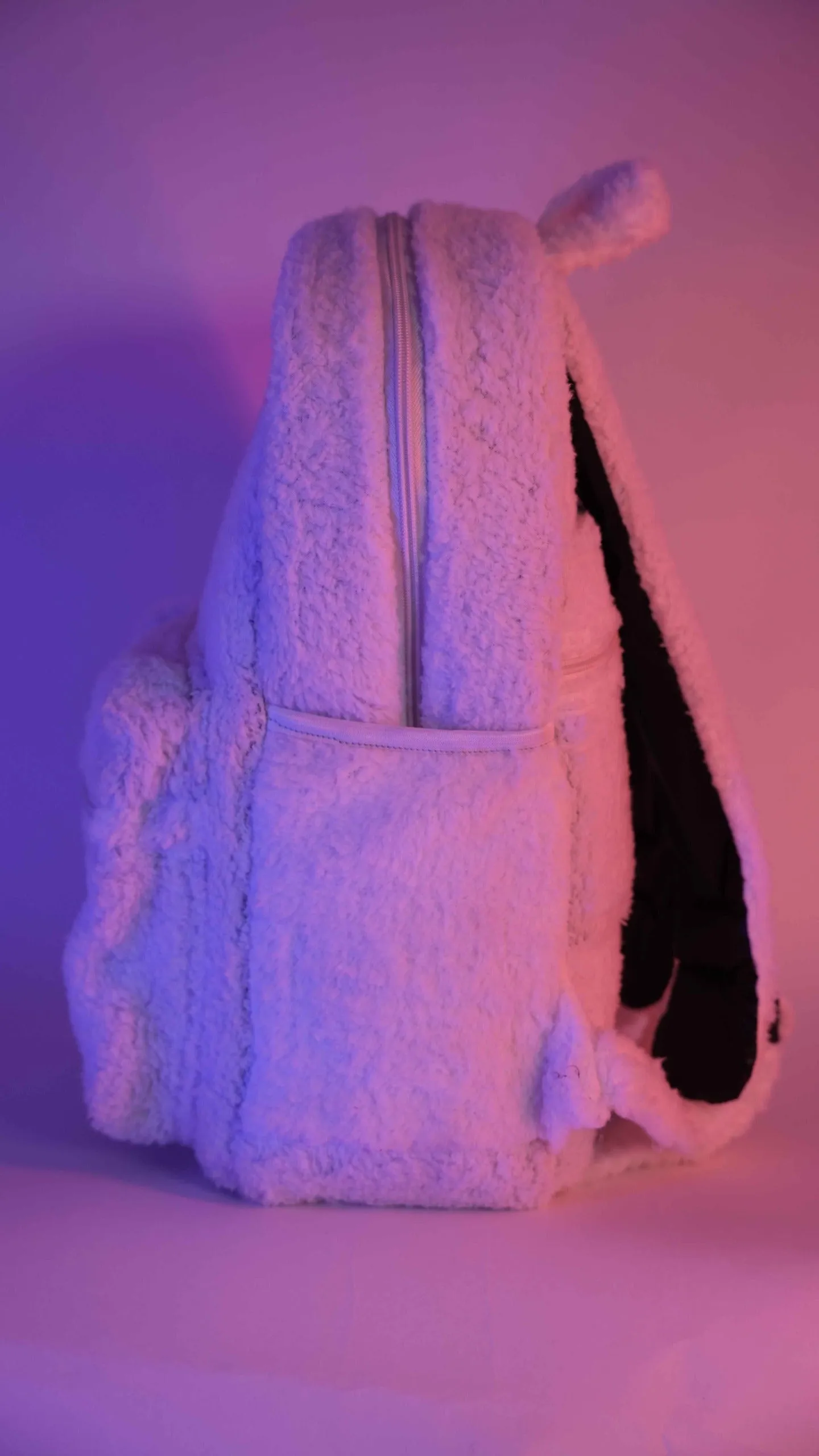 Snow White Sherpa 2 Separate Laptop Section Backpack S11 // Water Resistant