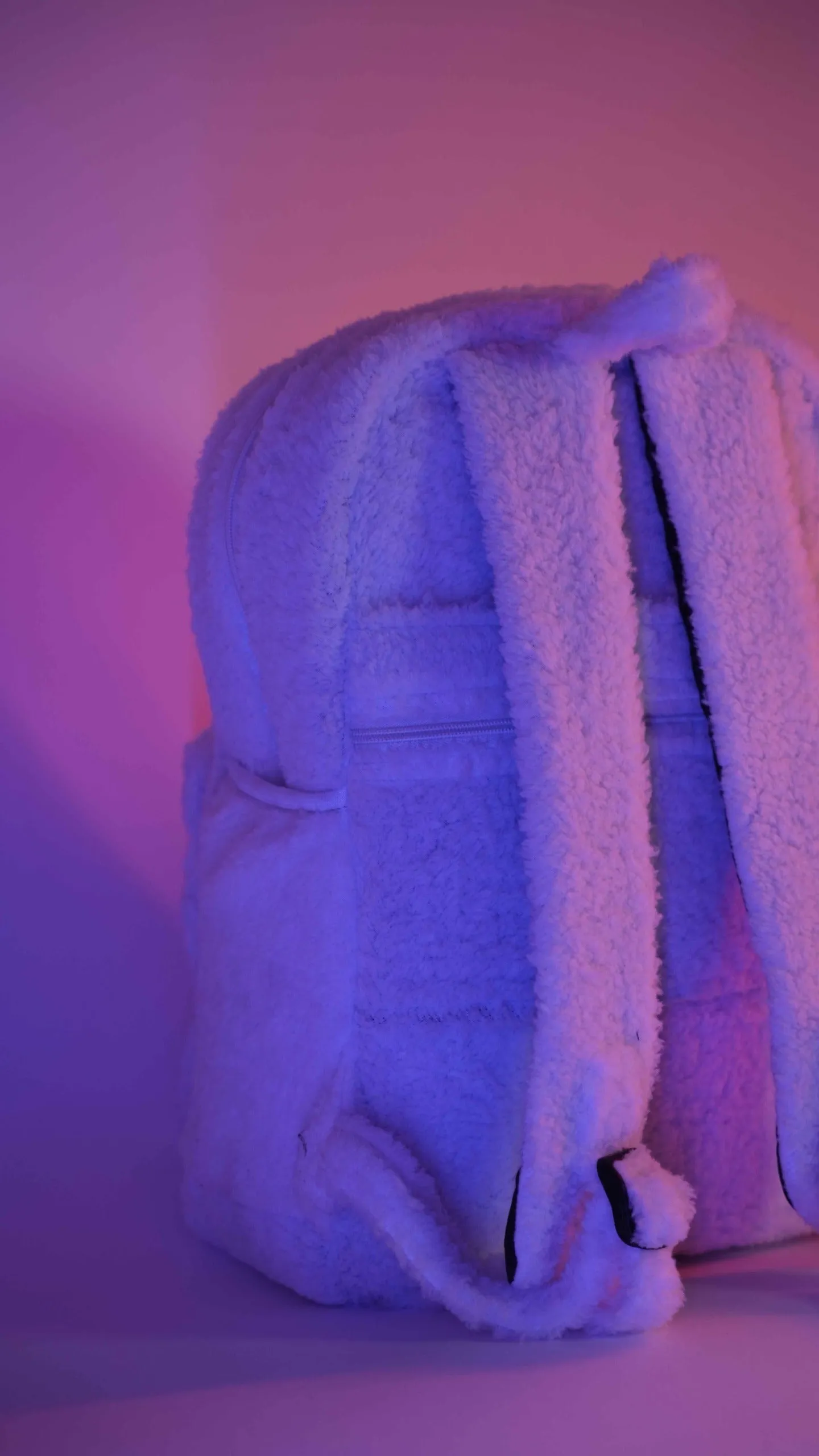 Snow White Sherpa 2 Separate Laptop Section Backpack S11 // Water Resistant