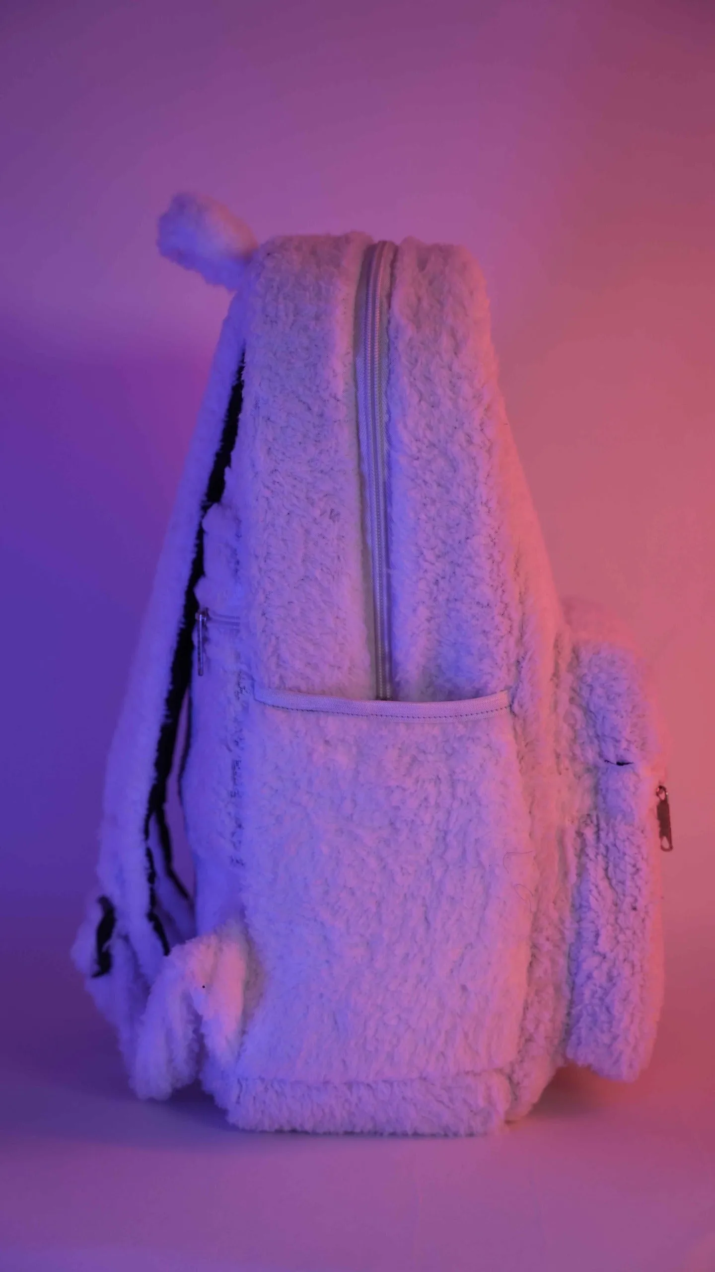 Snow White Sherpa 2 Separate Laptop Section Backpack S11 // Water Resistant