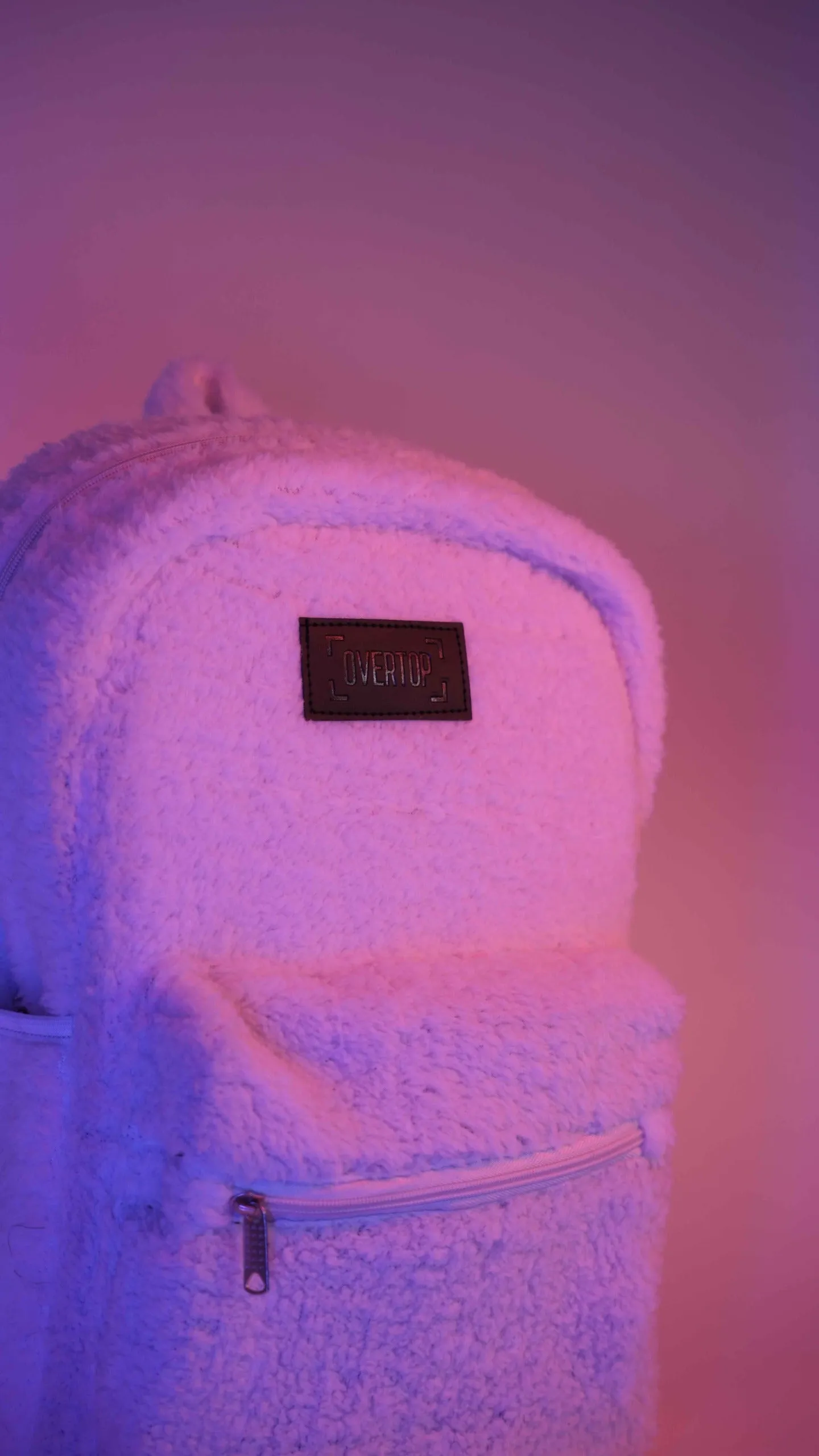 Snow White Sherpa 2 Separate Laptop Section Backpack S11 // Water Resistant