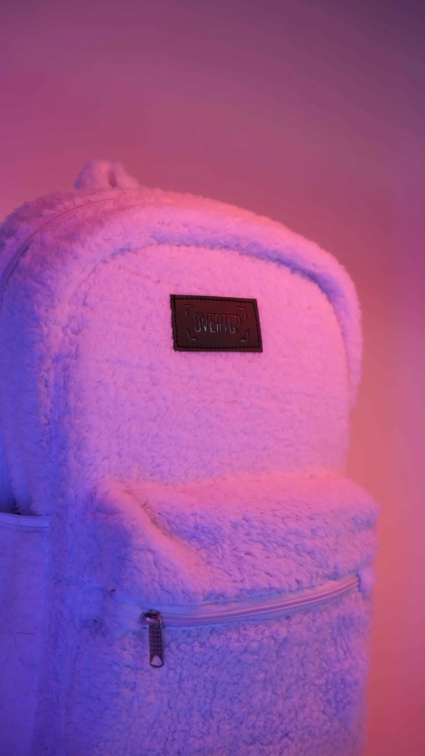 Snow White Sherpa 2 Separate Laptop Section Backpack S11 // Water Resistant