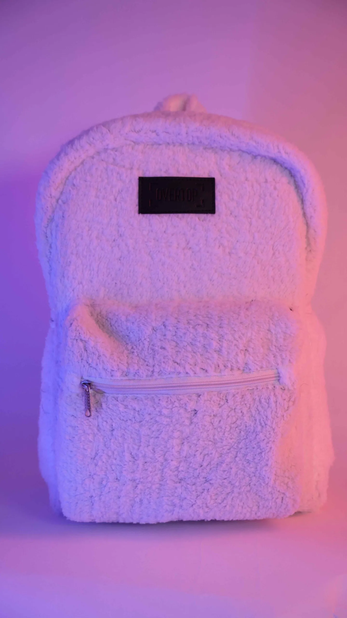 Snow White Sherpa 2 Separate Laptop Section Backpack S11 // Water Resistant