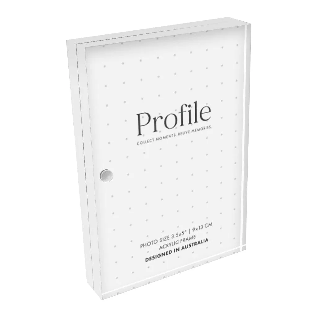 Solid Acrylic Sign Block Display Frames