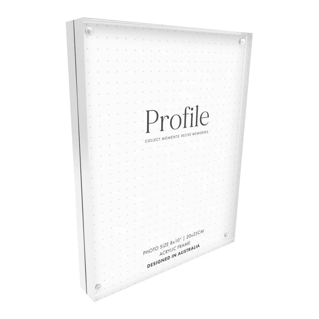 Solid Acrylic Sign Block Display Frames