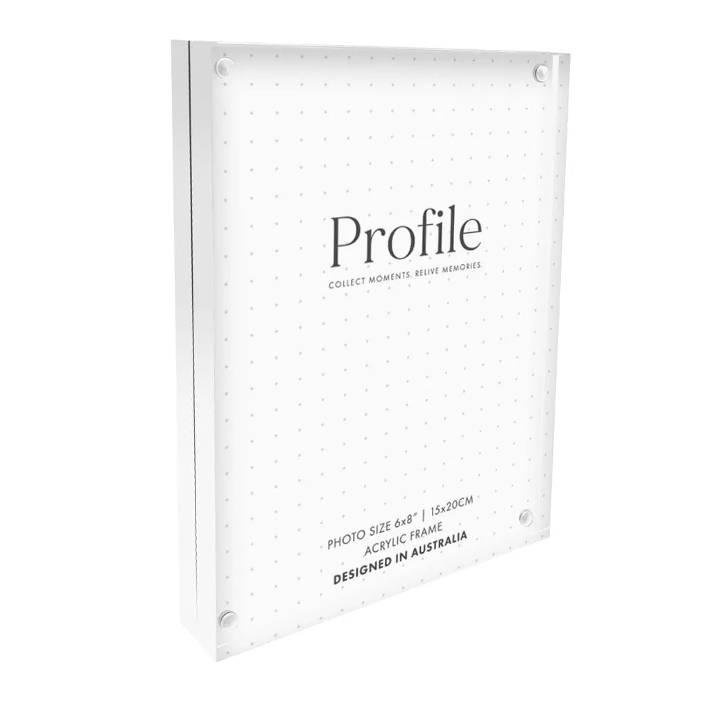 Solid Acrylic Sign Block Display Frames