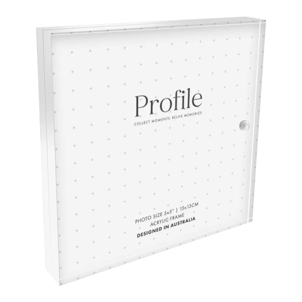 Solid Acrylic Sign Block Display Frames