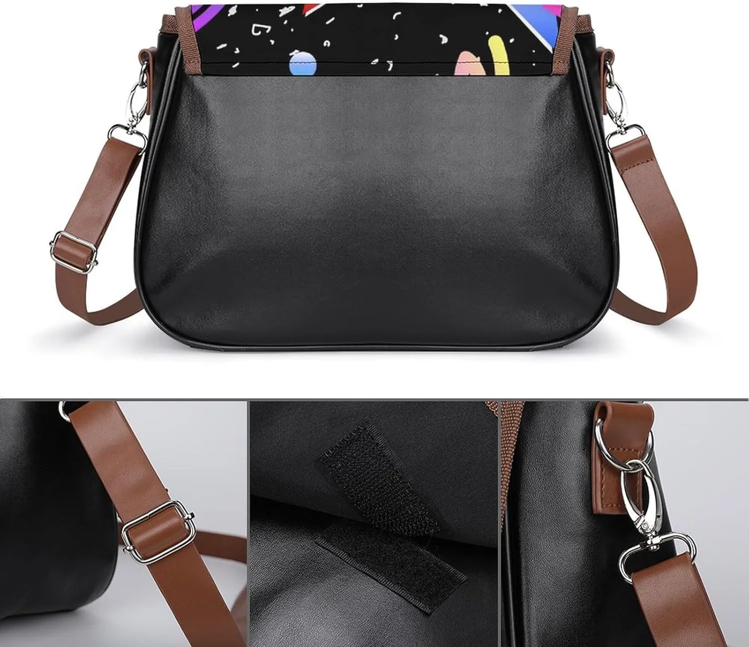 Southwest Canyons Diamon Fashionable And Durable Portable Leather Shoulder Bag