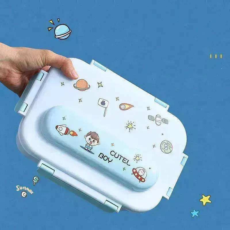 Space Themed Insulated Lunch Box with Bag