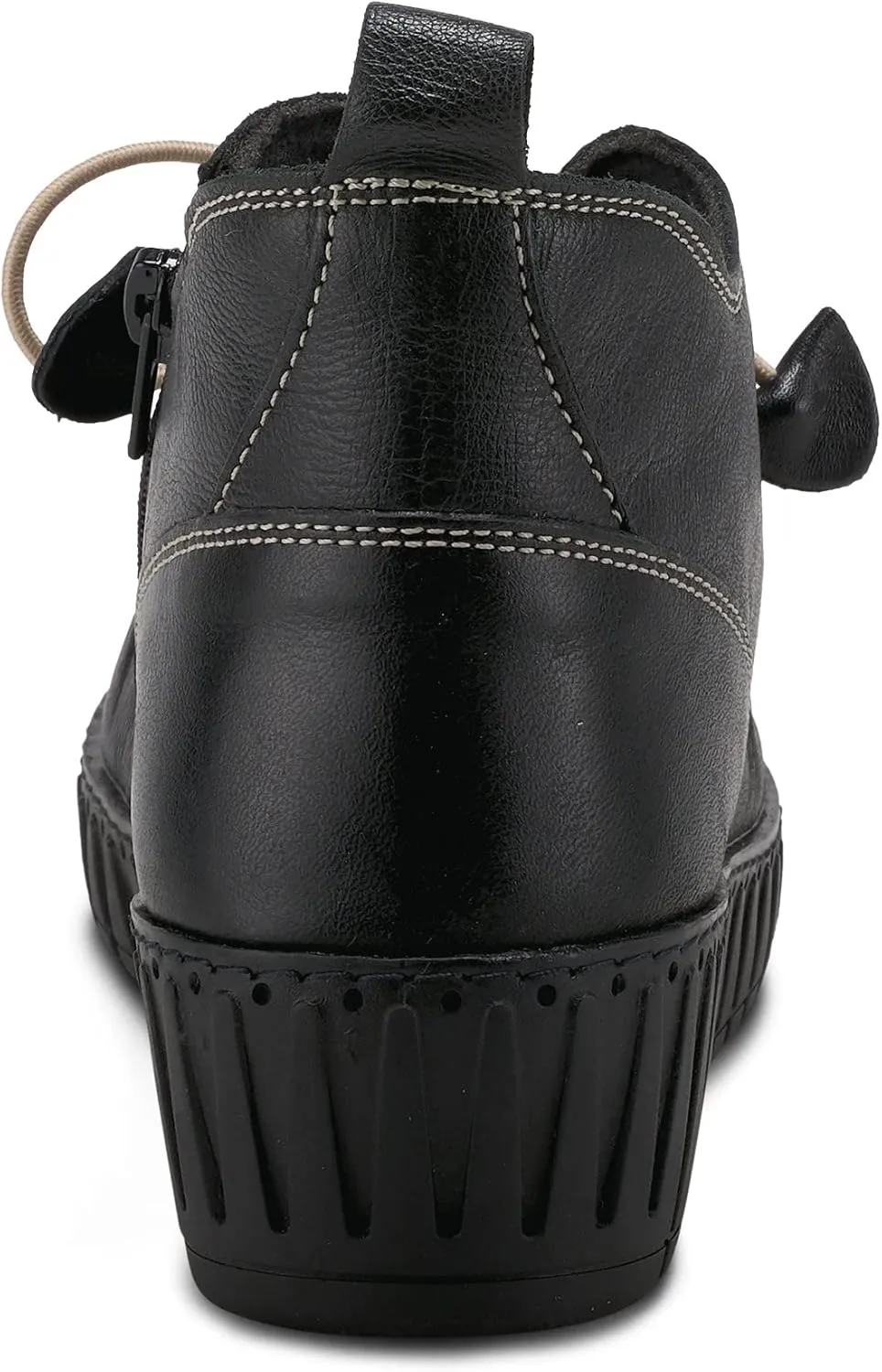 Spring Step Nespea Booties for Women - Waterproof Leather Women's Shoes with Zipper Closure - Western Ankle Boots for Women with Low Heel
